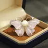 Broche de Mariposa Original, Lujo Accesible de Alta Gama para Hombres y Mujeres, Moda de Nicho, Broche Corsage para Chaqueta de Traje de Perla para Regalo