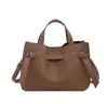 Bolso de Mano Tipo Cubo con Textura de Alta Calidad al por Mayor para Mujer 2026 Verano Nuevo Color Sólido Bolso de Hombro Simple Bolso Cruzado para el Trabajo