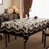Mantel Retro Americano de Lujo Ligero de Gama Alta Impermeable a Prueba de Aceite Lavable Resistente al Calor Almohadilla Protectora para Superficie de Mesa de Comedor de Cuero