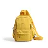 Mochila de Color Sólido Estilo Japonés, Mochila Casual Versátil para el Trabajo para Mujeres, Bolso Cruzado Multifuncional de Doble Uso, Bolso de Hombro Deportivo para Ciclismo