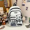 Mochila Coreana Ins Nueva de Aspecto Elegante Estilo Retro Workwear para Estudiantes de Secundaria y Preparatoria Ligera de Viaje Gran Capacidad