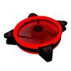 Ventilador da caixa do computador host de mesa 12cm Aurora RGB eclipse solar led mudança de cor dupla abertura refrigerada a água dissipação de calor mudo