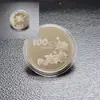 Rosa 0,1 bilhão Medalha Comemorativa Lírio 100 bilhões Moeda Comemorativa 0,1 bilhão Alvo Pequeno 1 Medalha Comemorativa Presente