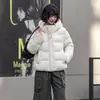 Estilo Nuevo Invierno 2026 Chaqueta Acolchada Corta de Plumón de Pato al 90% para Mujer, Abrigo Casual de Moda Cálido con Capucha Estilo Coreano