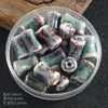 Estilo Retrô Pequena Coluna Curta Contas Cerâmicas Contas Soltas Pulseira Colar Material DIY Contas Cilindricas Acessórios para Roupas Contas Cerâmicas
