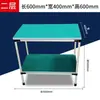 Estante antiestática para oficina linha de produção em fluxo bancada de tubo lean plataforma pequena de giro de material mesa de dois níveis
