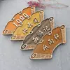 Placas de Porta para Quartos Privados Estilo Chinês para Pousadas, Hotéis e Restaurantes, Feitas de Madeira de Paulownia, Personalizáveis com Gravação de Logo, Arte em Madeira e Material de Madeira