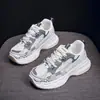 Nuevos Zapatos de Papá Transpirables Estilo Coreano de Verano 2026 para Mujeres Estudiantes, Zapatos Deportivos Casuales, Zapatos para Correr con Suela Gruesa que Aumentan la Altura para Mujeres