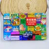 Serie YunnanAtracciones Culturales y Creativas ÚnicasXishuangbannaCiudad TurísticaSouvenirImanes de Refrigerador de Madera