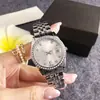 Mostrador cravejado de diamantes, pulseira de relógio feminina na cor dourada, calendário, relógio de pulso feminino de quartzo, relógio feminino minimalista