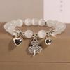 Quatro Sino de Amor Gato KT Pulseira DIY Feminina Feita à Mão com Contas Pulseira para Namorada Presente para Namorada Estudantes