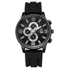 1 pieza - Reloj de Pulsera de Moda para Hombre Lujoso Original Reloj para Hombre Correa de Silicona Deportivo Cuarzo Reloj Masculino Regalo
