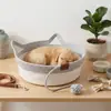 Cama universal para cães e gatos para todas as estações, ninho de animal de estimação tecido de algodão, durável e resistente a arranhões, não solta pelos, tapete para gatos, transfronteiriço