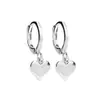 Abrazaderas para Orejas con Forma de Corazón, Estilo Francés Minimalista Dulce y Fresco, Aros para Orejas Súper Hermosos con Forma de Corazón Color Ol Peach, Pendientes con Forma de Corazón de Estilo Elegante y Fresco, Estilo Coreano