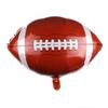 Balão de alumínio redondo de futebol de 18 polegadas balão de formato de desenho animado balão de decoração de festa de aniversário balão brinquedo balão