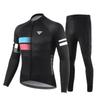 Capitán Tas Traje de Ciclismo Largo de Primavera y Verano Ajustado de Secado Rápido para Hombre y Mujer Ropa de Ciclismo de Montaña y Carretera