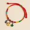 Pulseira de Corda Colorida do Festival do Barco Dragão Corda Vermelha Tecida à Mão Infantil Bebê Pequeno Zongzi Corda de Mão Presente de Lote Festival de Maio