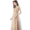 Estilo Nuevo Verano 2026 Elegante Vestido de Noche Delgado para Anfitrión Fiesta de Cumpleaños Examen de Arte Longitud Media para Mujer