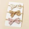 Nuevos accesorios para el cabello para niños transfronterizos, diadema con lazo floral para niños europeos y americanos, banda para el cabello de nailon para bebés de gran venta
