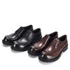 Sapatos de Couro Masculinos, Couro Genuíno de Alta Qualidade Primeira Camada Couro de Vaca Primavera & Outono Cadarço Negócios Formal Sapatos Masculinos, Sapatos Casuais de Sola Grossa