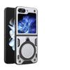 Adecuado para Samsung Z Flip8, Funda de Teléfono Magnética Creativa con Soporte Plegable y Protección Anti-Caídas para Z Flip7