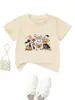 Estación Independiente de Deseos de Amazon Linda Divertida Nueva Ropa de Verano para Niños Tres Gatos Calabaza Cuello Redondo Manga Corta Camiseta