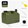 Balde de Agua Espesado para Exteriores, Barril de Almacenamiento de Agua de Gran Capacidad para Acampada en Coche, Tanque de Agua Pura para Camping Doméstico con Grifo para Agua Potable