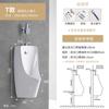 Urinario de cerámica para suelo, con descarga automática por inducción, para uso externo, modelo U7012