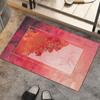 Alfombra de Barro Diatomeas Mármol Simple Transfronteriza Dorado Esmeralda Chapado Absorbente Baño Antideslizante Fácil Cuidado Felpudo Alfombra de Secado Rápido