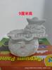 Caixa de armazenamento de gesso gesso cru pote de gesso pintado à mão DIY colorir caixa de joias gesso grafite pintura atacado