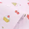 Papel de parede autoadesivo de desenho animado à prova d'água à prova de umidade decoração de quarto infantil creche quarto de dormir sala de estar quente papel de parede de PVC