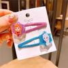 Novo Headwear Frozen Crianças Hairpin Coreano Princesa Headwear Rhinestone Bow Headstring Anel de Cabelo Atacado