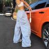 Moda de Verão Europeia e Americana Transfronteiriça Personalidade Estilo de Rua Americano Cordão Lateral Solto Casual Calças Multicores