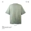 Camiseta de Manga Corta de Algodón Puro Pesado de 250 g, Marca de Moda Retro Americana, Anti-Pilling, con Efecto Desgastado, para Hombre y Mujer, Verano, Corte Holgado, Venta al por Mayor Transfronteriza