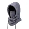 Esencial de Mantenimiento del Calor para Ciclismo de Invierno en Bicicleta Eléctrica para Hombres: Máscara a Prueba de Viento, Forrada de Polar, Engrosada, Polaina para Cuello a Prueba de Frío con Gorro Integrado