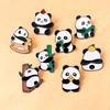 Broche pequeño de panda de dibujos animados, lindo pin de insignia de aleación japonesa, decoración de bolso, hebilla de pin, insignia de ropa personalizada, creativo