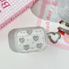 Nuevo Estuche Corazón de Epoxi Phantom para AirPods Pro 3, compatible con Apple 4ª generación, estuche suave con colgante de corazón