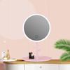 Espejo de maquillaje LED lámpara de escritorio espejo de belleza plegable luz de relleno almacenamiento de escritorio regalo celebridad de internet luz nocturna creativa con carga