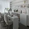 Salón de Uñas Salón de Pestañas Gabinete para Uñas Vitrina Gabinete de Almacenamiento para Esmaltes de Uñas Gabinete de Almacenamiento para Esmaltes en Gel Gabinete de Piso para Salón de Uñas