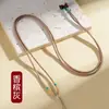 Cordão de Cristal para Joias, Fio Enrolado com Nó de Transferência, Corda de Pingente Trançada, Corda de Acessório DIY, Corda de Colar Ajustável para Homens e Mulheres