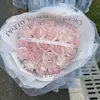 Presente de Dia dos Professores: Sabonete Flor Rosa Gelo Triturado Azul, Flor Eterna, Buquê de Presente de Aniversário para Amigos Homens e Mulheres