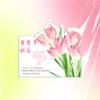 Etiqueta para Tarjeta de Felicitación del Día de la Madre Floristería Creativa Estilo Ins Tarjeta Ramo Sencillo Pastel de Repostería Tarjeta de Mensaje de Bendición