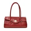 Bolsa Tote Transversal Grande Estilo Novo 2026 para Mulheres, Bolsa de Ombro Versátil Moda Retro Tendência, Bolsa de Mão de Grande Capacidade