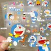 Novos Adesivos de Desenho Animado do Doraemon para Decoração, Adesivos Relevo de Anime Japonês de Alta Qualidade para Diários, Celulares e Garrafas de Água