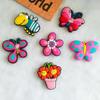 Pegatina para refrigerador pegatinas de pizarra mariposa de dibujos animados maceta abeja animal pequeño pegatina de educación temprana pegatina de mensaje pegatina magnética personalizada