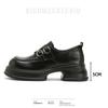 Mocasines Ligeros de Piel Genuina Estilo Británico para Mujer, Nuevos Primavera 2026 Zapatos Redondos de Suela Gruesa Estilo Escolar