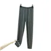 Pantalones casuales de verano para mujer, a prueba de mosquitos, tela modal fina, con puño en los tobillos, se pueden usar al aire libre, pantalones para aire acondicionado