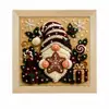 Kit de Pintura Feltro Tecido de Natal 3D Família Pai-Filho Feito à Mão Decoração 3D Sem Cola Decoração Criativa de Natal