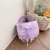 Bolsas Infantis, Bolsas de Mão de Princesa com Pérolas da Moda, Porta-Moedas Fofos para Menininhas, Bolsas Transversais de Ombro com Renda Elegantes