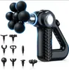 Pistola de Massagem Fascial Triângulo Mini Mini Portátil Relaxador Muscular Elétrico Fitness Conversor de Frequência Multi-Velocidade Massageador